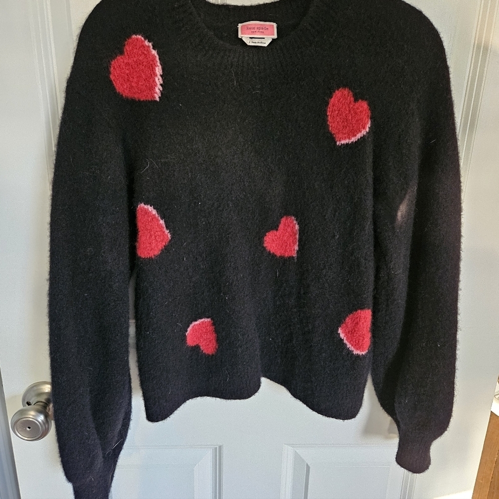 Kate Spade Red Heart Sweater - Picture 5 of 6
